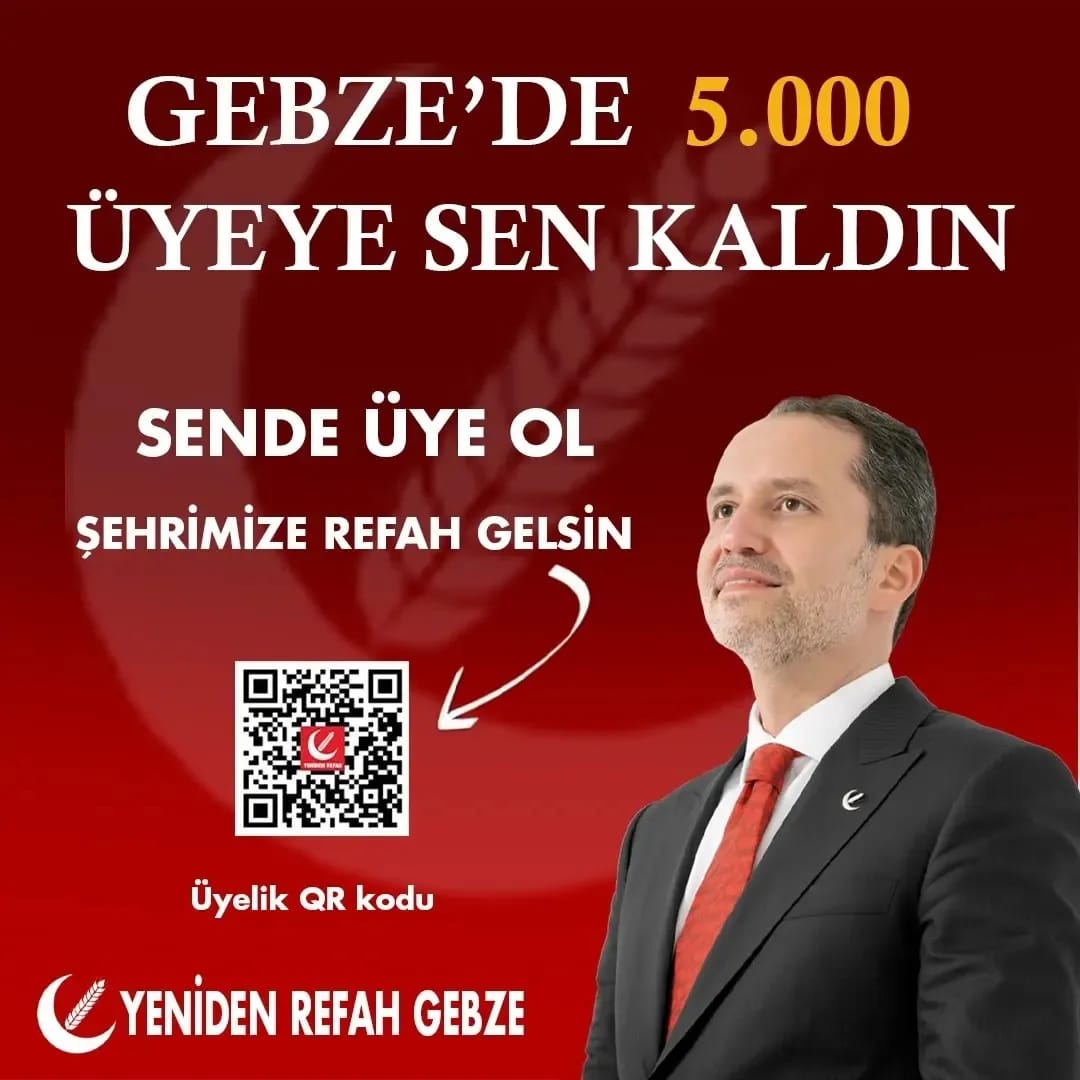 YENİDEN REFAH PARTİSİ GEBZE SULTANORHAN (@refahsultanorhn) on Twitter photo 