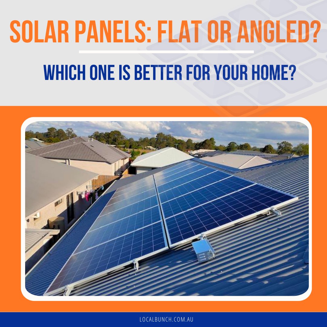 Local_Bunch's tweet photo. ☀️ Solar Panels: Flat Or Angled? 🏠 Discover which option suits your home best!

🔗: https://t.co/ZTc89EhJd9

#SolarPanels #EnergyEfficiency #HomeImprovement #GreenLiving #RenewableEnergy #SustainableLiving #SolarPower https://t.co/BxmAmJ1Acx