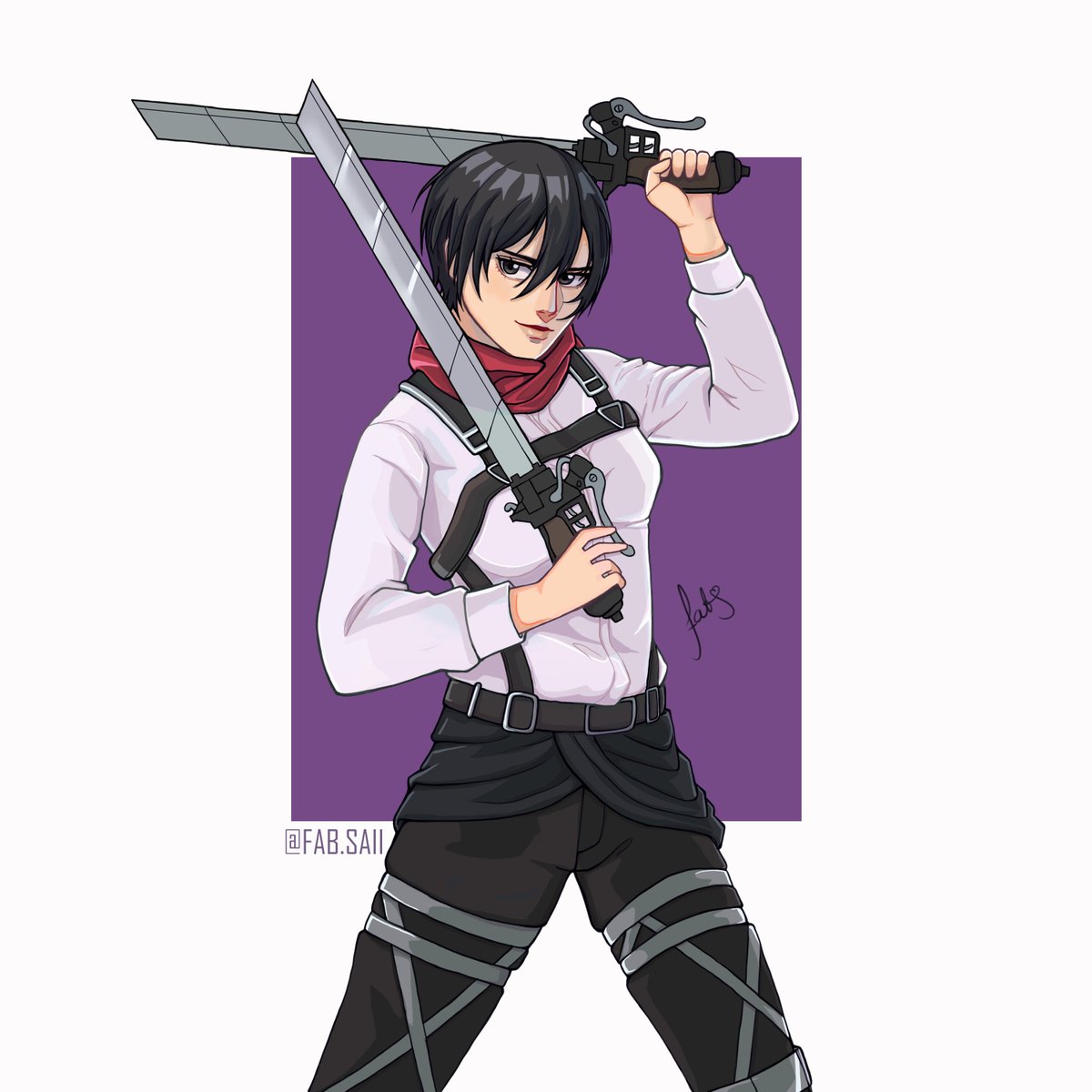 fabsaii's tweet photo. Mikasa Ackerman
#AttackOnTitan #ShingekiNoKyojin #MikasaAckerman #fanart #anime #art #mikasa https://t.co/EYq7WiATZ8