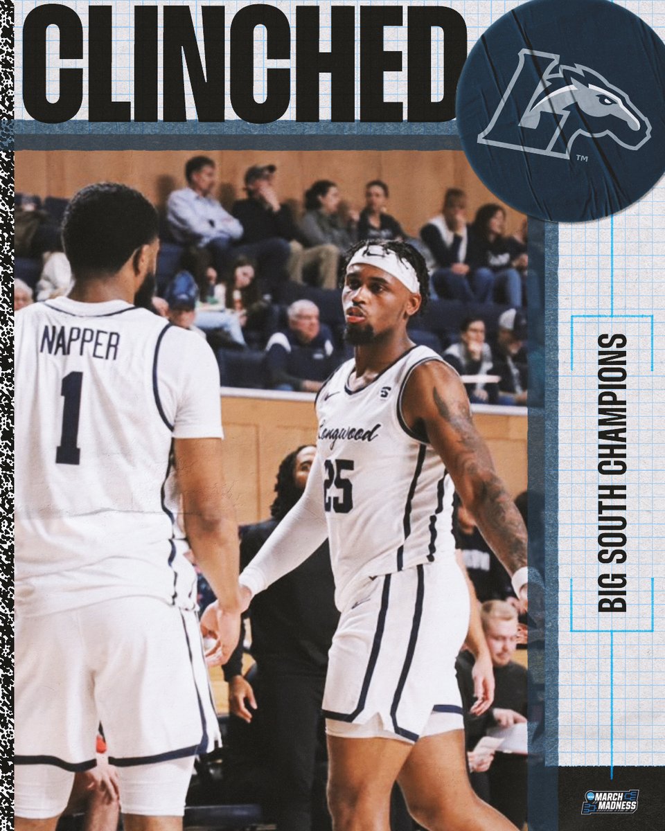 LONGWOOD IS IN 🔥

For the second time in three years, the Lancers will represent the Big South in the NCAA Tournament 👏 #MarchMadness