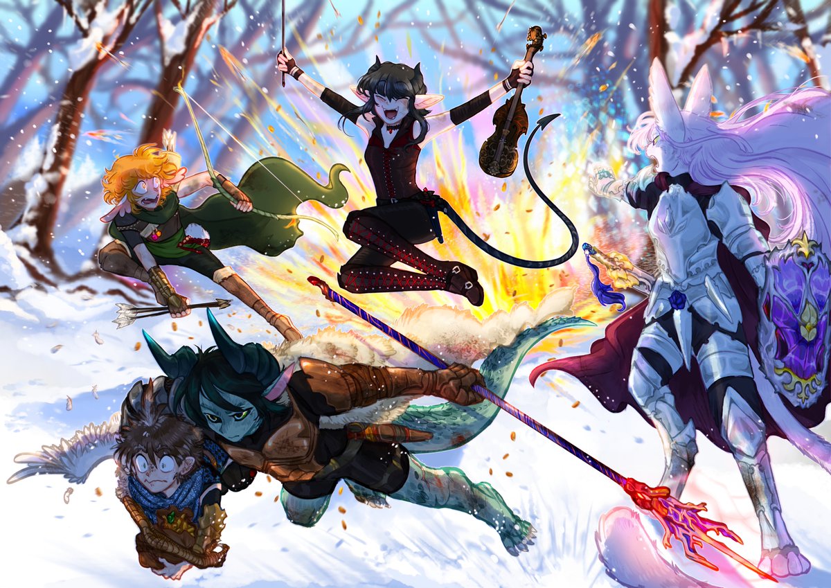 `` Escaping with panache ! `` 🏹🎻🪶🔱🛡️⚔️💥🔥