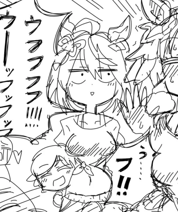 何が起こってるのか分かってないキタちゃんの顔描くのすきかもしれん… 
