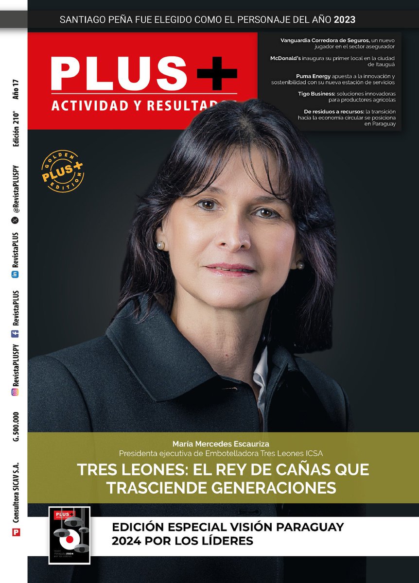 PORTADA EDICIÓN IMPRESA | 📚

Lea más noticias en: revistaplus.com.py 📌

#Portada #EdiciónImpresa #RevistaPLUSpy #Paraguay #18Años #Economía #Finanzas #Negocios #ActividadyResultados #EdiciónEspecial #Líderes2024