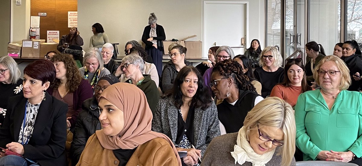 Trade union women are gathered in NYC to coordinate our messaging at the #CSW68. Strong voices from the women in the  <a href="/eduint/">Education International</a> delegation are calling for quality public education and decent jobs #GoPublic #FundEducation #InvestInTeachers