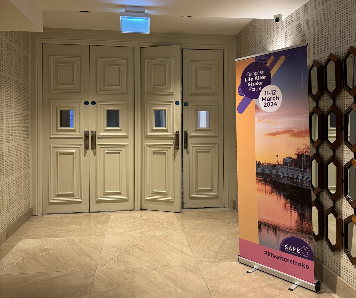 We have arrived in Dublin, are all set up and are looking forward to welcoming our delegates to the European Life After Stroke Forum tomorrow. #LifeAfterStroke #StrokeResearch #elasf2024 #StrokeAllianceForEurope