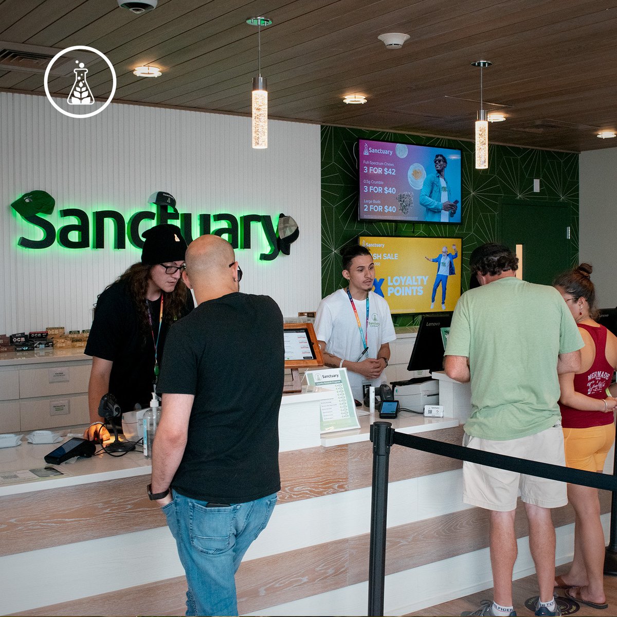 Our butenders are ready to assist patients at any level of their wellness journey. Whether you are a new patient exploring your options or a seasoned consumer we have the answers to help. 🍃 Sanctuary FL 🌐 sanctuarymed.com 21+ Only. Nothing for sale on IG/FB/X.