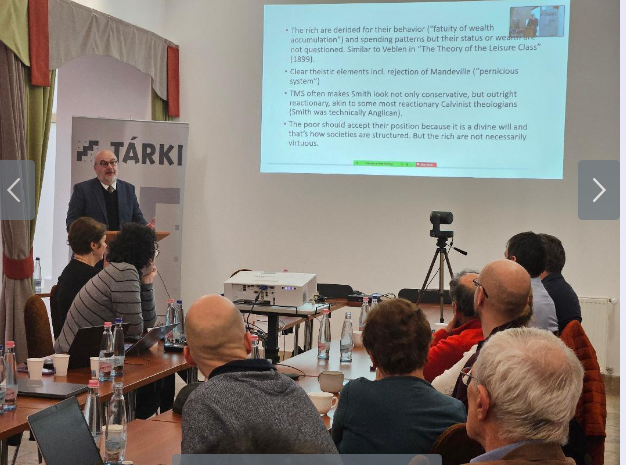 BrankoMilan's tweet photo. My book talk in Budapest on Friday. Great audience. https://t.co/Ix1OqFB88v