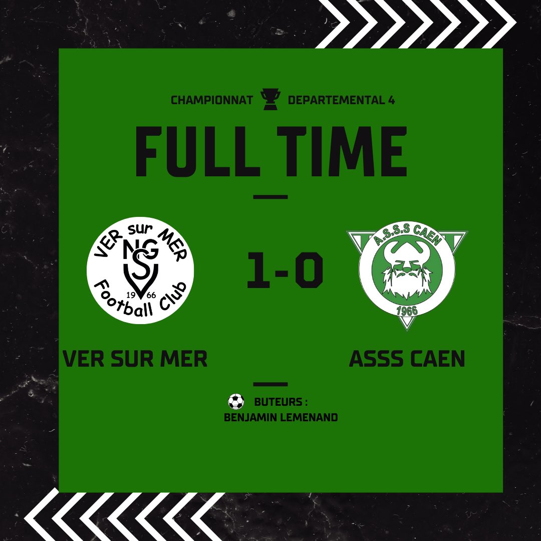 NGS_Ver_Sur_Mer's tweet photo. 1 VICTOIRE DE + POUR LE NGS ! 🤩⚫️🟢 https://t.co/Db1lljwkjI