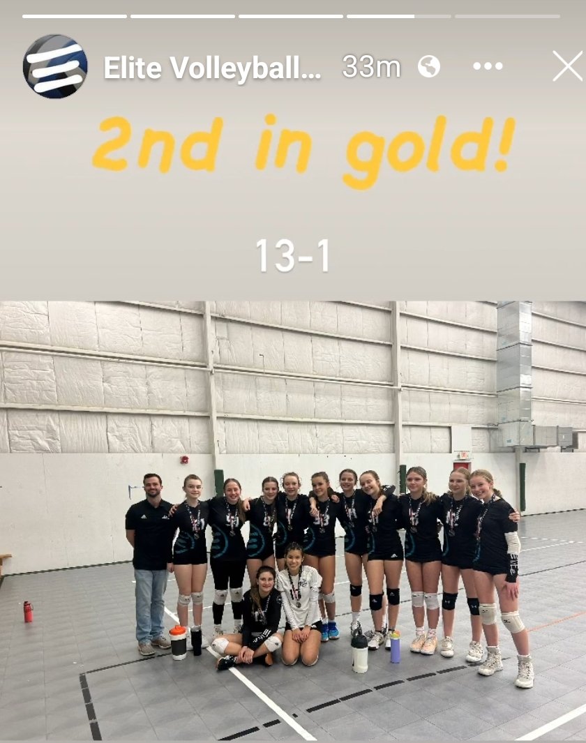 Way to go team! Ella #21