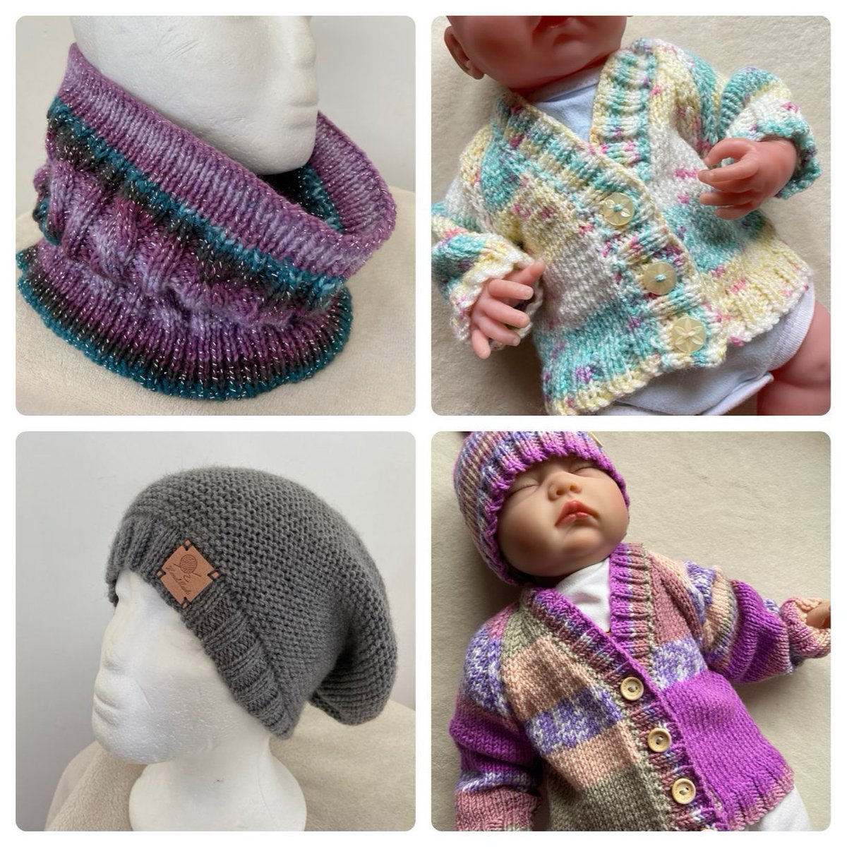 Hand knit gifts for babies and adults available in my Etsy shop 🌈🧶👶🏻👩‍🦰🧔🏻

Bettysmumknits.etsy.com

#MHHSBD #smallbizzsunday #ShopIndie #knitwear