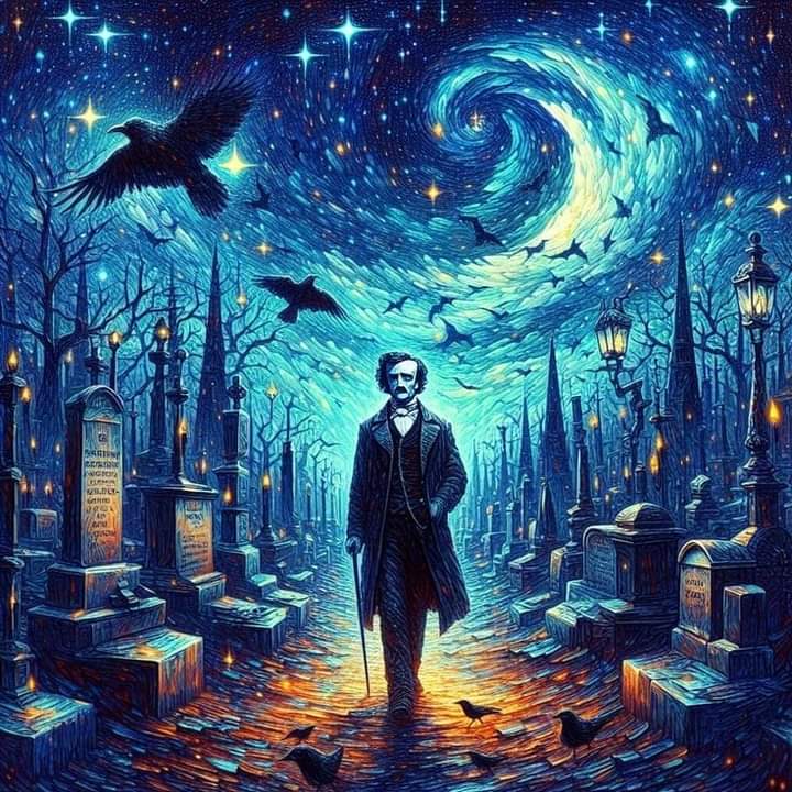 XimenezCom's tweet image. "Y en la profunda oscuridad permanecí largo tiempo, atónito, temeroso... Soñando sueños que ningún mortal se haya atrevido a soñar jamás."

#EdgarAllanPoe