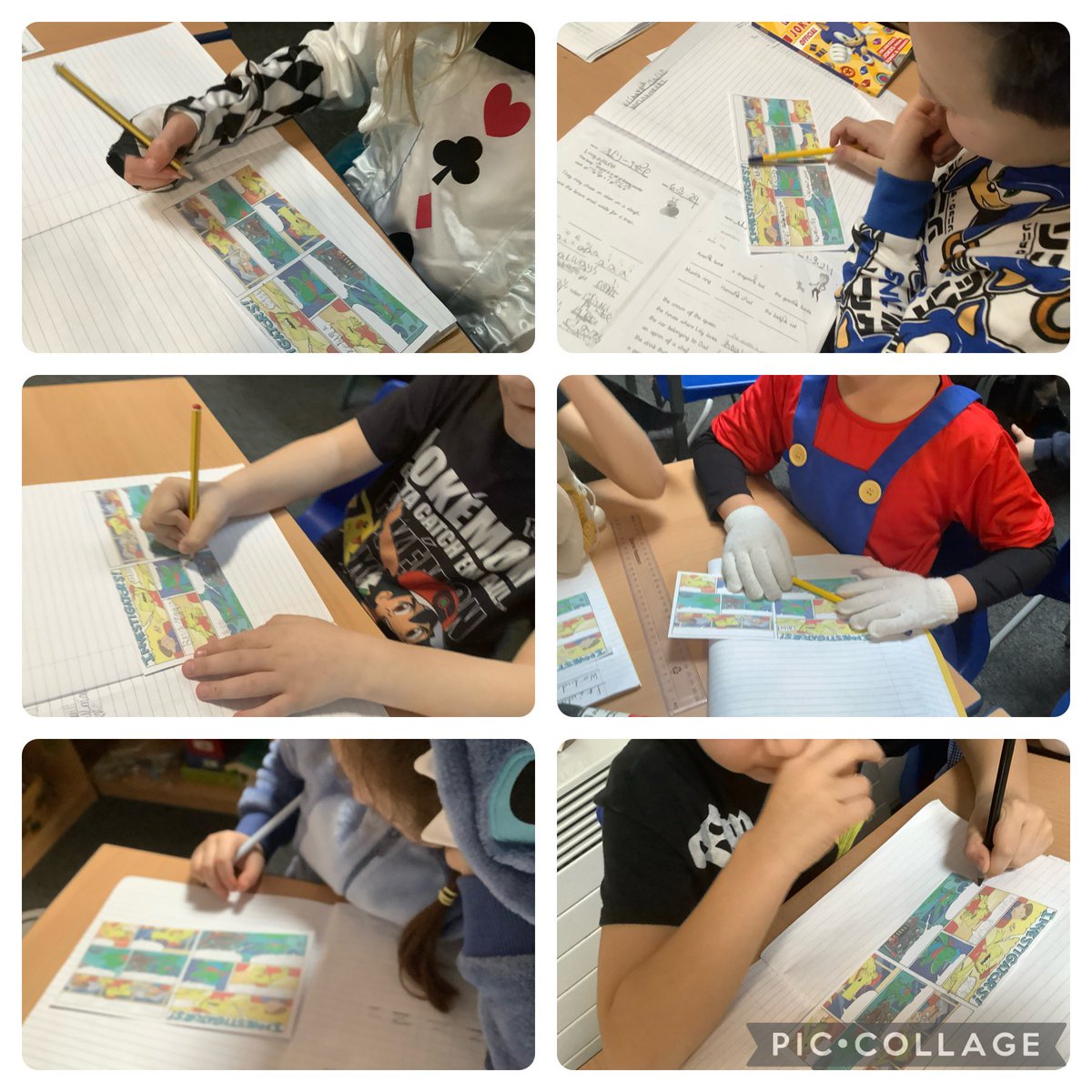 For world book day we dove into the world of comic books and learned all about the Investigators Mango and Brash! We read their newest adventure, made our own 'tails' and designed our own detective vests full of gadgets.
