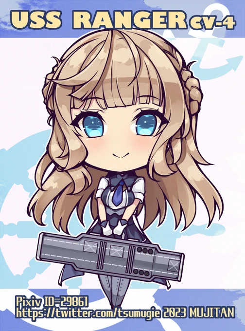 海外艦オンリー鎮守府FSDに持ち込む予定のアクリルキーホルダー4種になります(各500円)・メリーランド・カブール・レンジャー・レンジャー(節分)在庫を見て追加アイテムもあるかも #鎮守府FSD 
