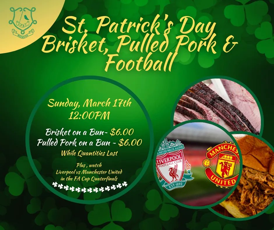 SPBCbda's tweet image. The days are getting longer, and things are heating up at #SPBC. From a #stpaddysday  treat to our annual #GoodFriday events. These festivities should not be missed!  See images for all the details! 

*Exclusively for Members and their guests*
#itsbetterattheboatclub