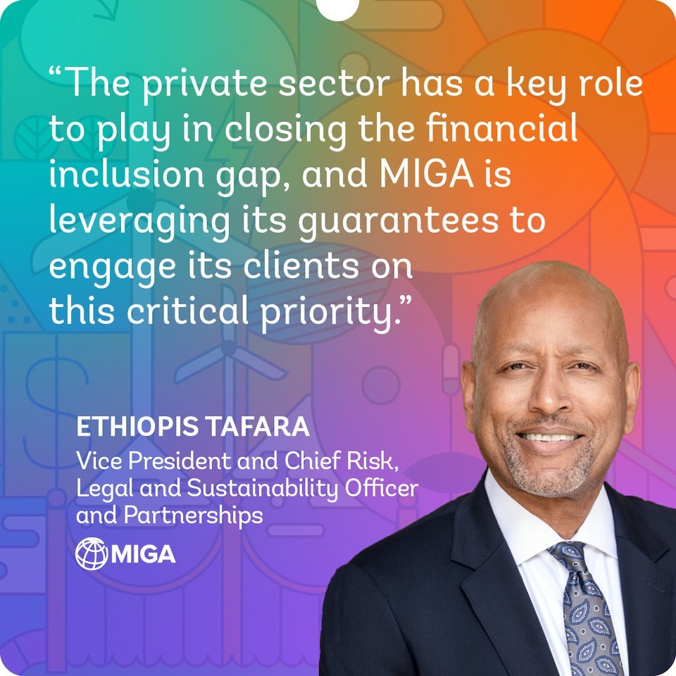 #DYK that there is a $1.6 trillion financing gap for women entrepreneurs in low- and middle-income countries? Read more to find out how @MIGA is leveraging its guarantees to engage clients in closing the financial inclusion gap for women entrepreneurs. wrld.bg/8X6y50QMXMf