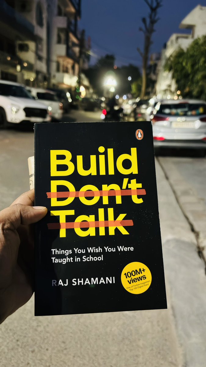 shivamguptapage's tweet photo. Excited to dive into 'Build Don't Talk' by Raj Shimani! 📚 Looking forward to gaining insights on efficient action in building projects. Thanks to @Blinkit for the swift delivery! #BuildDontTalk #Productivity #Books https://t.co/E9RhYAAxRt