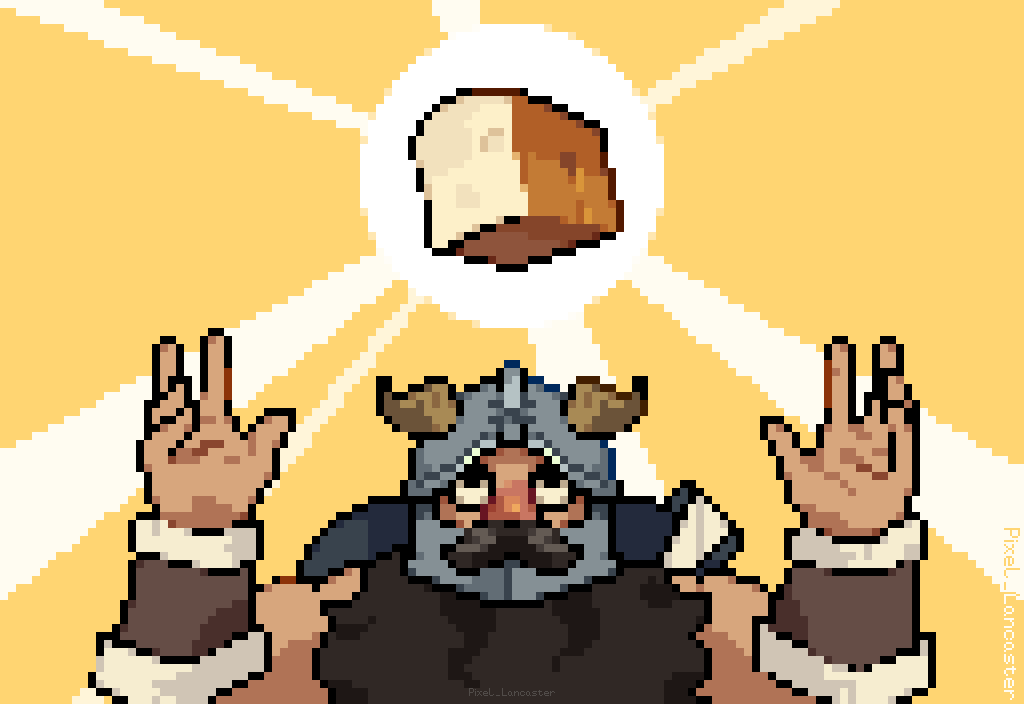 bread！ #pixelart #dungeonmeshi