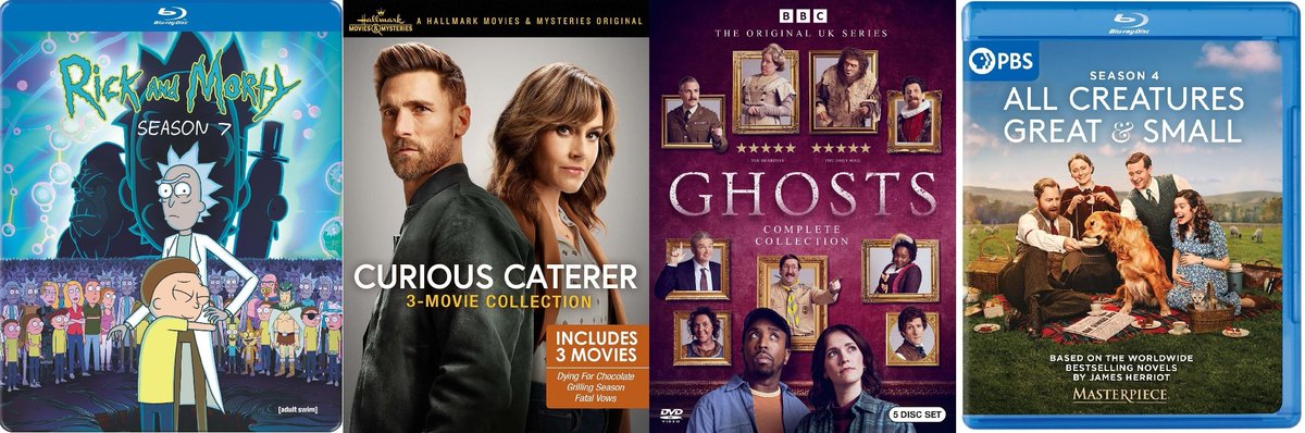NoReruns's tweet photo. New Post: This Week's New TV-on-DVD/BD Releases https://t.co/SgeMSwvJok #AllCreaturesPBS #RickAndMorty #CuriousCaterer #GhostsUK #OnePiece #SonicPrime #TheLegendaryHeroIsDead #AllTheAnswers #Colt45 https://t.co/L6x4nPKGs0