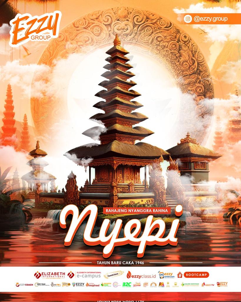 Elizabeth_Intl's tweet photo. Kami Seluruh Keluarga Besar #elizabeth_international mengucapkan Selamat Hari Raya Nyepi Tahun Baru Caka 1946

Dalam kesendirian yang dijalani, mari kita menghormati tradisi yang memperkaya rohani &amp; menumbuhkan keseimbangan dalam kehidupan manusia dan alam semesta
#HariRayaNyepi https://t.co/MnNPx0v63k