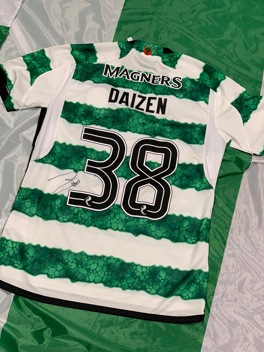 CelticFCJPN's tweet photo. ダイゼンのクラブ通算100試合出場を記念して...

@M_daizen_1020 のサイン入りユニを1️⃣名様にプレゼント！

【応募方法】
① @CelticFCJPN をフォロー
② この投稿をリポスト

ご応募お待ちしております🍀 https://t.co/NvbkxXNw22