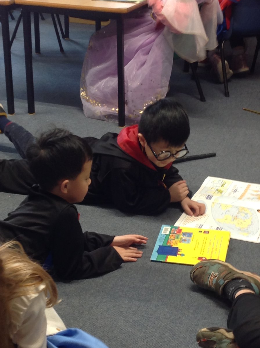 Here are some of Crickets Class enjoying reading for pleasure on World Book Day this week. 😊#WorldBookDay2024 #GBSreading <a href="/GilesBrookSCH/">Giles Brook School</a>