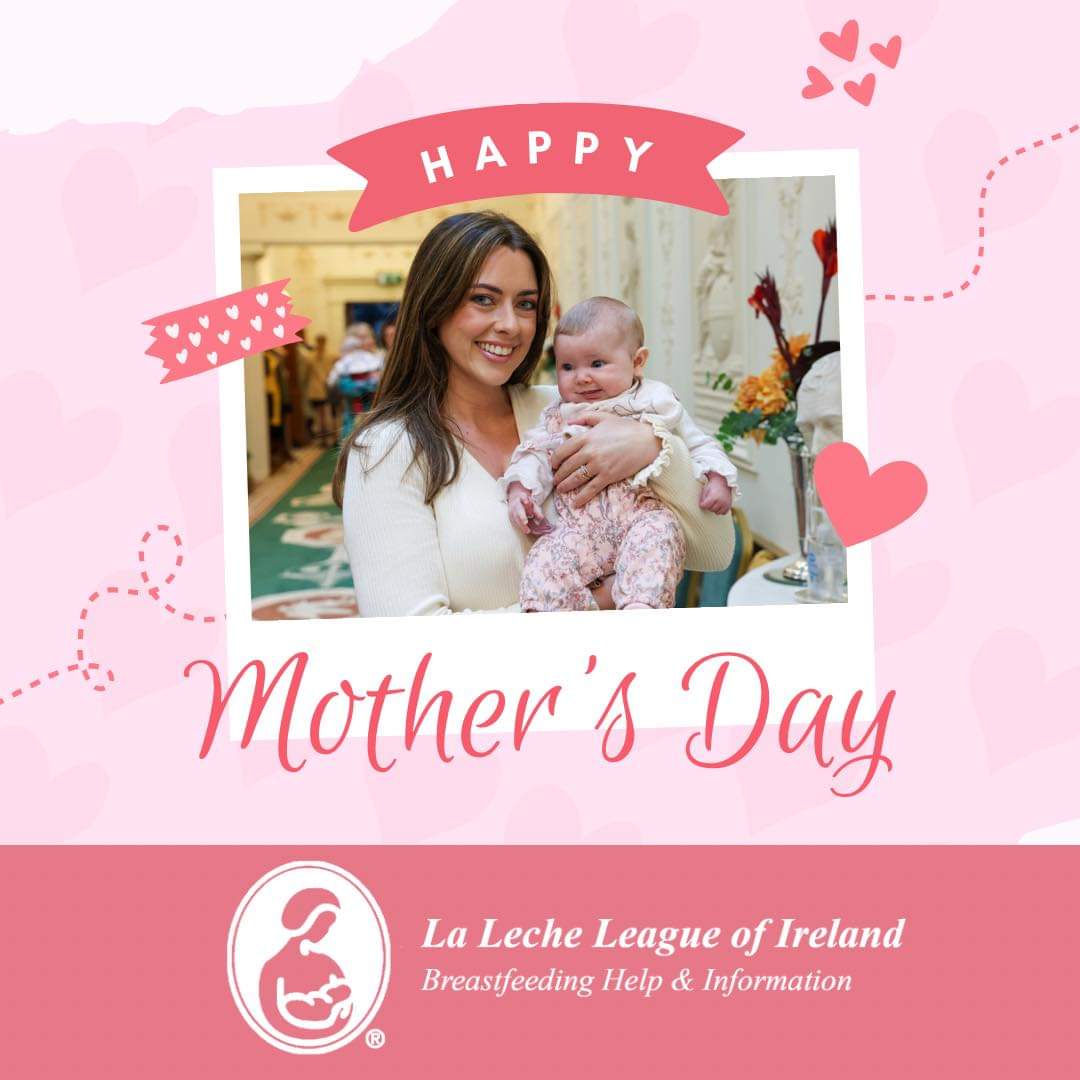 Happy Mother’s Day from all of us at La Leche League of Ireland! 💐

#lalecheleague #breastfeedingireland #lalecheleagueofireland #breastfeeding #breastfeedingsupport #mothersday #liquidlove #liquidgold