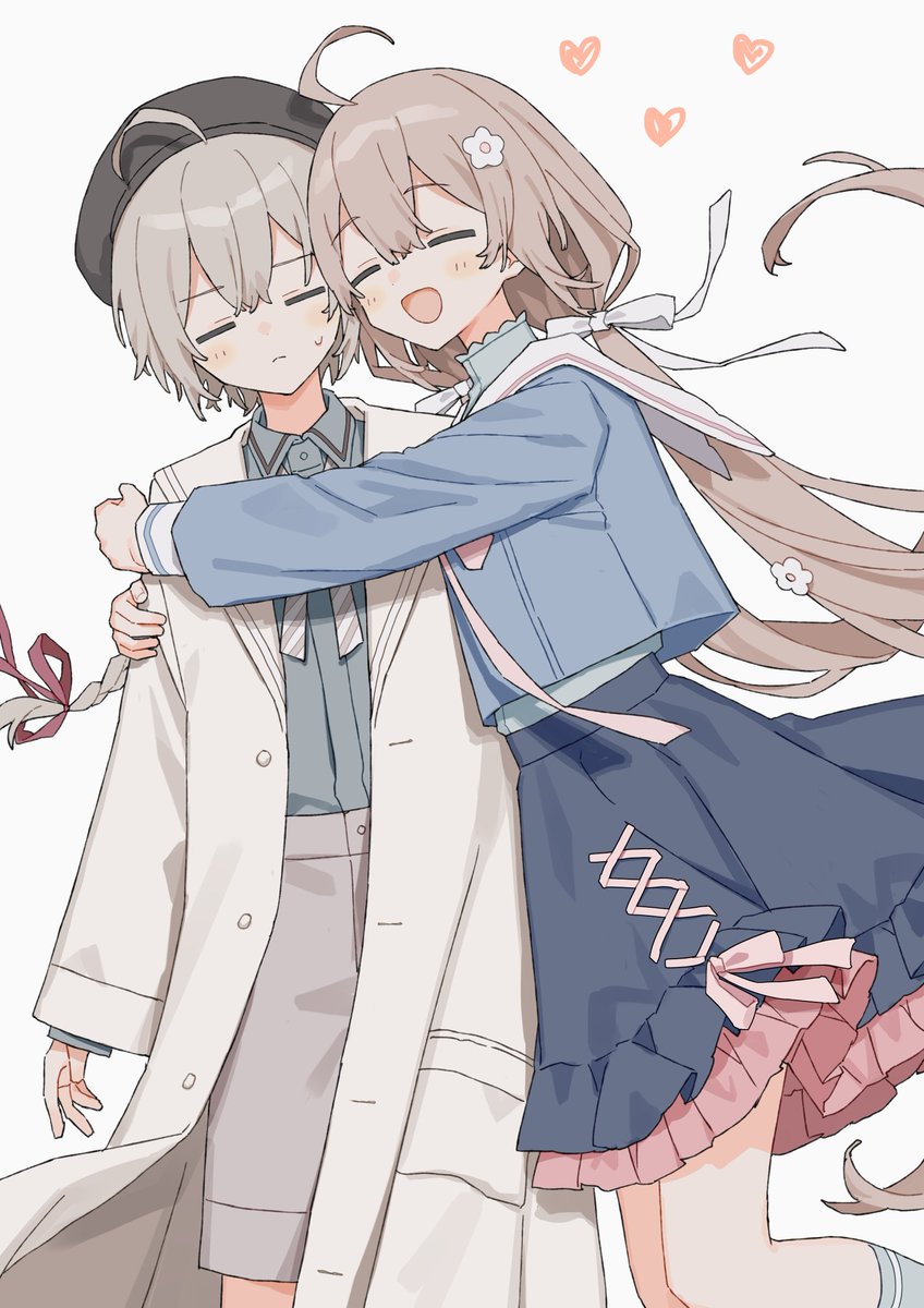 姉弟～　#創作 #oc