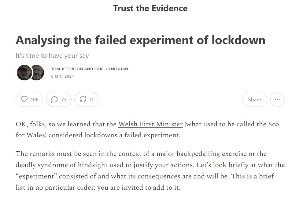 Analysing the failed experiment of lockdown | Trust the Evidence @carlheneghan & Tom Jefferson trusttheevidence.substack.com/p/analysing-th…