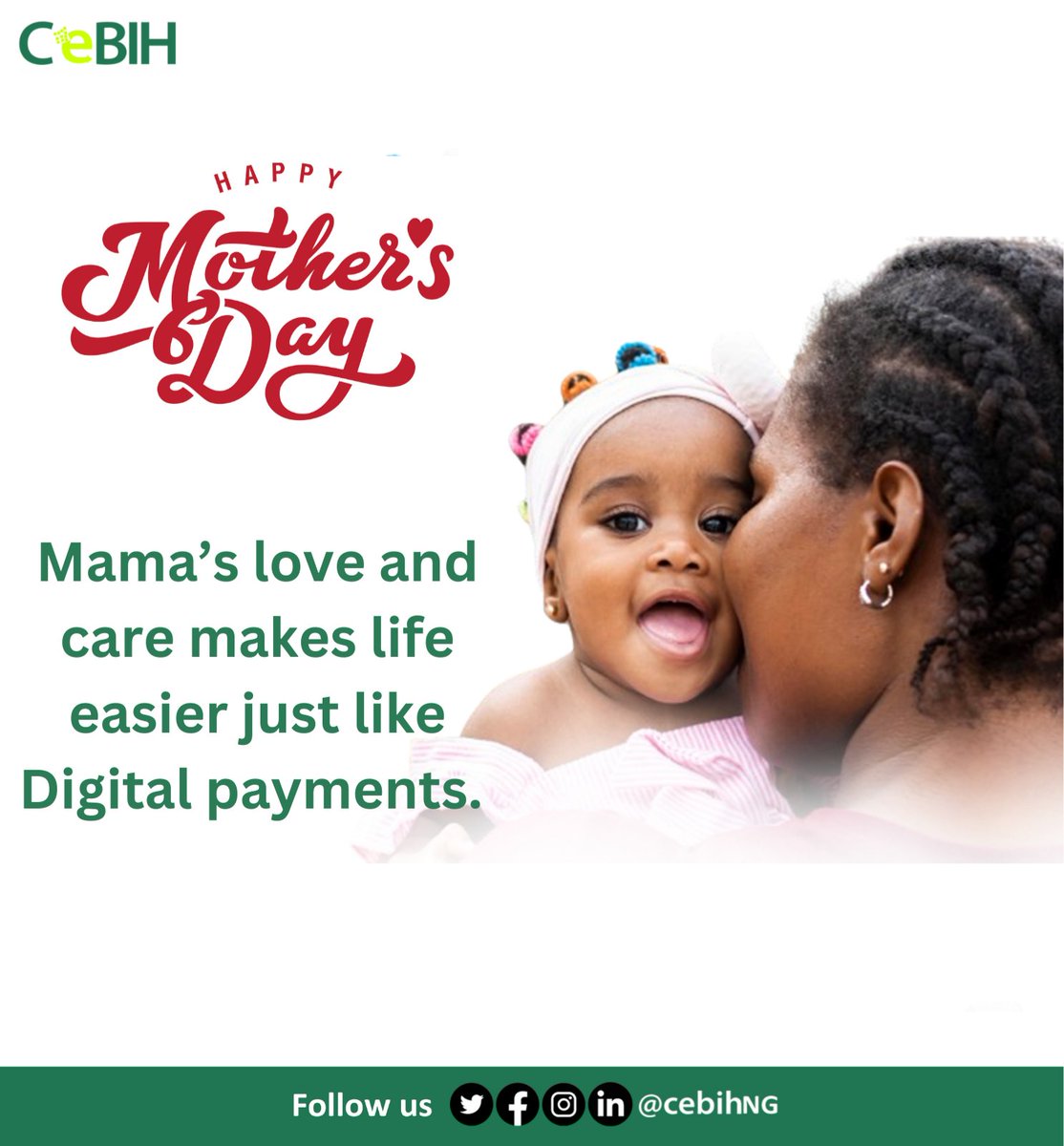 Wishing all Mothers a day filled with love, appreciation, and cherished moments.

Happy Mother's Day!

#CeBIH #Love #Digitalpayments #eBusiness #Contactlesspayment #Digitalbanking #Celebrate #Mother #Appreciation #Motherslove