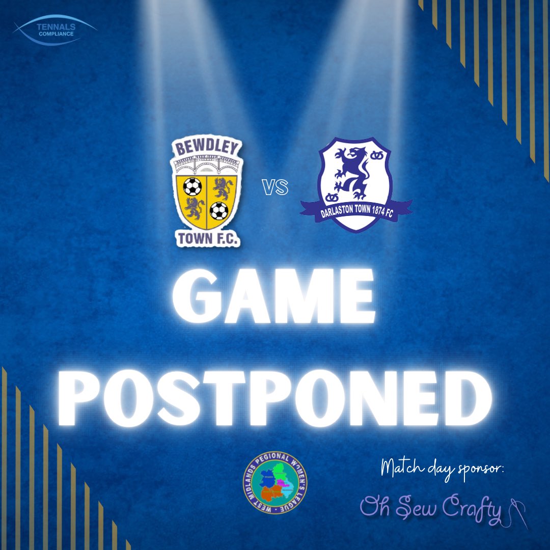 ❌ 𝔾𝕒𝕞𝕖 𝕠𝕗𝕗

Unfortunately our cup game today has now been called off due to a waterlogged pitch. We will share updated details on the reschedule in due course.