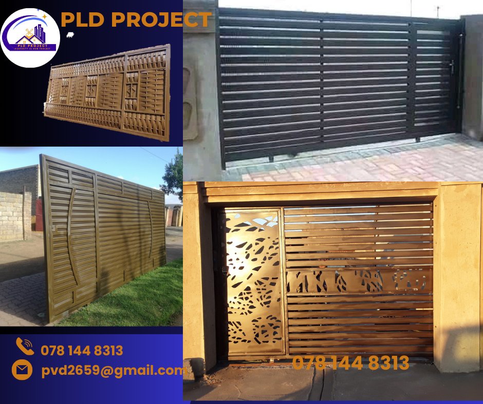 We are professional in welding , we deliver and install all types of gates in Gauteng. Please contact us in this number 0781448313