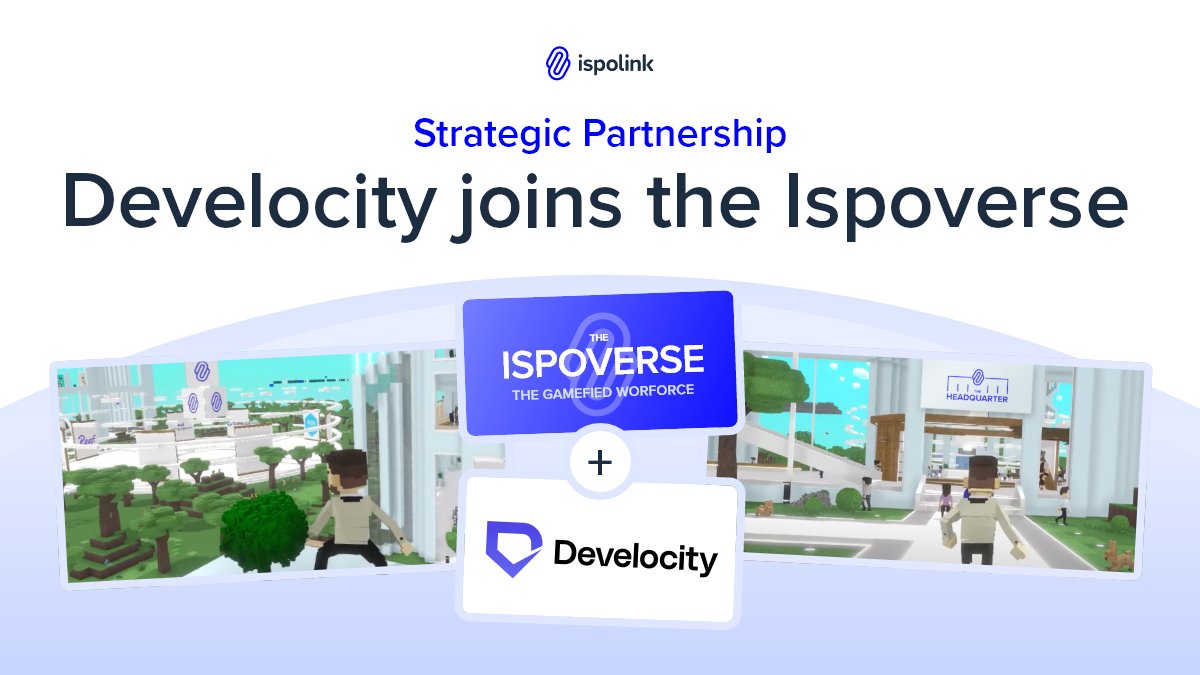 🎉 Ispolink Partners up with @develocitygroup 🤝 We're happy to welcome Develocity in the #Ispoverse, our open-world Play-2-Earn Game 🕹Develocity will utilize our GameFi quests and games to grow their native DeFi protocols and trading tools #SAND #P2E #Quests #NFTs…