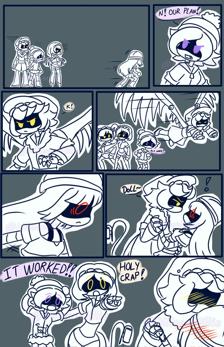 Mini comic (2/2) It's super effective (?) Uzi saved the day with