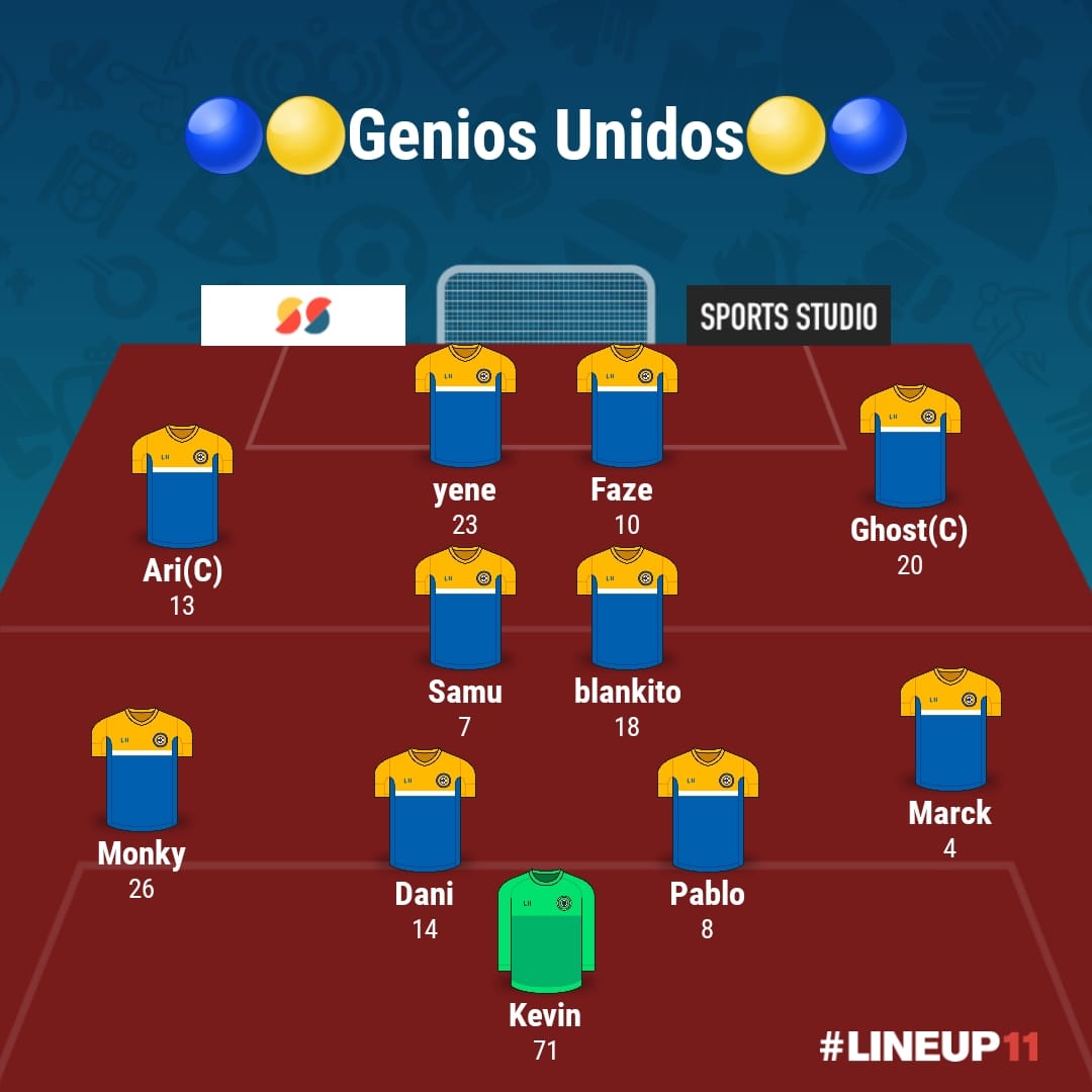 Hoy salimos al verde asi,siempre con ilusión,ganas,respeto y humildad,el día a día nos hará más fuertes,Come on Genios Unidos 🟡🔵