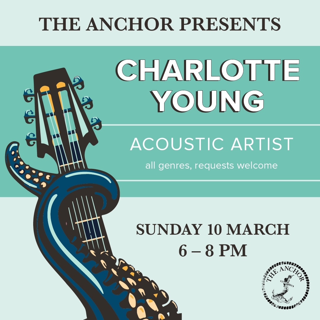 The amazing @CharlotteYMusic today from  6.
#livemusic 
#acoustic 
#letsgetanchored