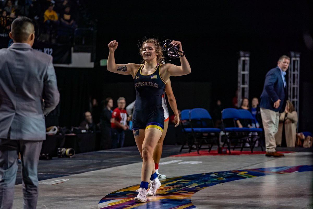 McKBearcats's tweet photo. Women’s @McKWrestling earned 6️⃣ All-American finished at the 2024 @ncwwc with senior Cam Guerin bringing home a 4️⃣TH-STRAIGHT Individual National Championship at 130lbs! 

#BearcatsUnleashed https://t.co/xKquNgyNJe