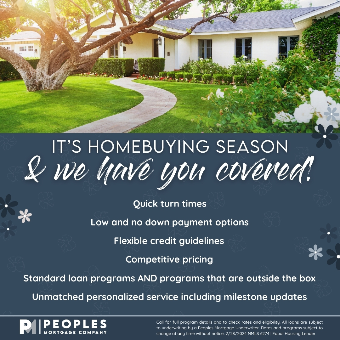 Ready to make your move? It's homebuying season, and we've got you covered! Low down payments, flexible credit guidelines, and personalized service – your dream home journey starts here! #HomeSweetHome #peoplesmortgage #allaboutthepeople gwarner.loans.peoplesmortgage.com