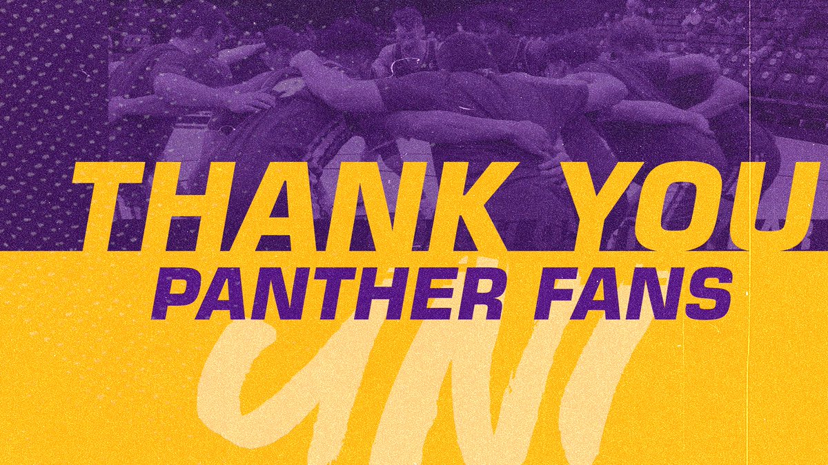 Through thick and thin, thank you Panther Nation for your support all season long! #EverLoyal #1UNI #Family