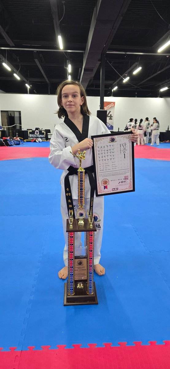 Black Belt!! ✅️ #taekwondo