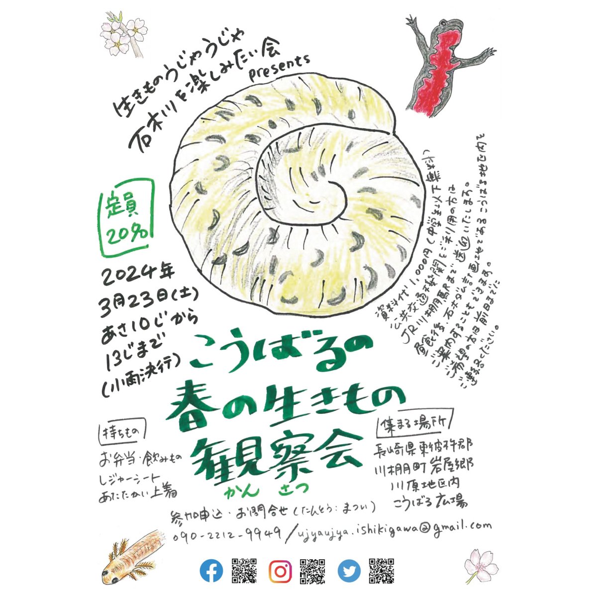 生きものうじゃうじゃ石木川 tweet media