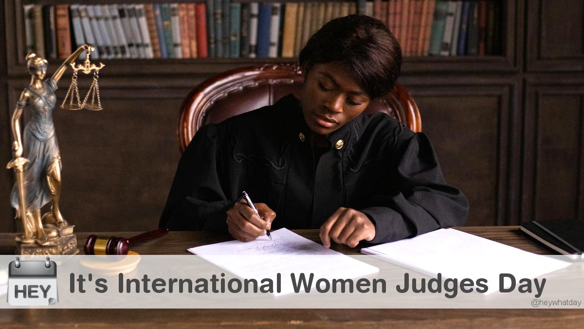 It's International Day of Women Judges! 
#InternationalDayOfWomenJudges #DayOfWomenJudges #WomenJudgesDay