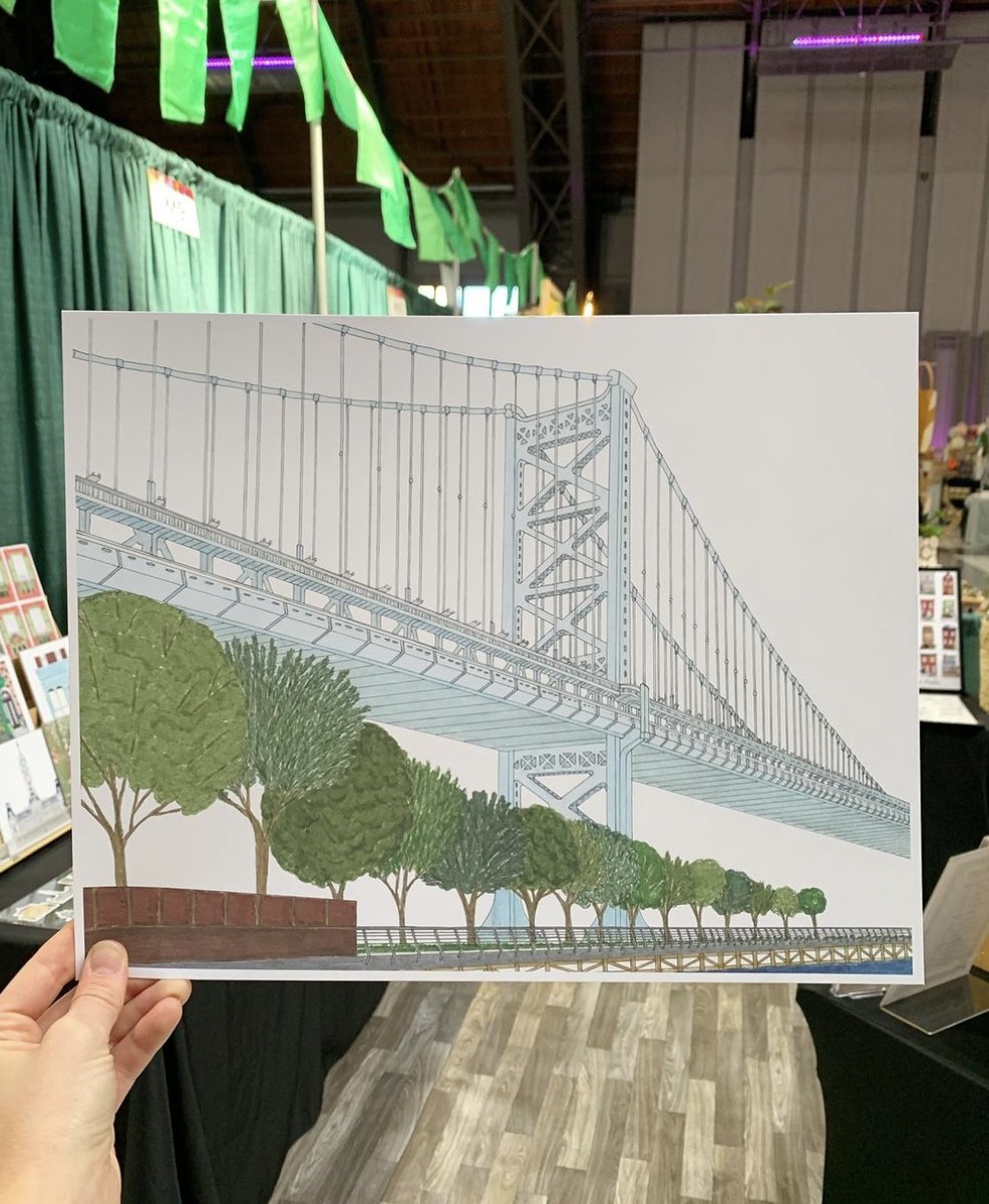 DelRiverWfront's tweet photo. We love this incredible illustration of #RaceStreetPier by artbyalicial on IG at the Philadelphia Flower Show. Thanks for the love!
 
#MyPhillyWaterfront #DRWC https://t.co/rDcO8FvU7O