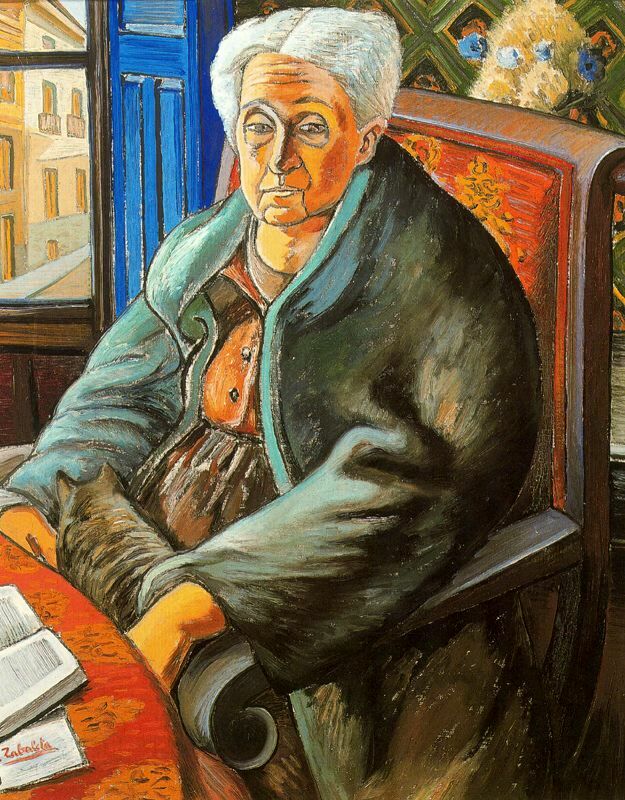 artistzabaleta's tweet image. Portrait of Aunt Pepa wikiart.org/en/rafael-zaba…