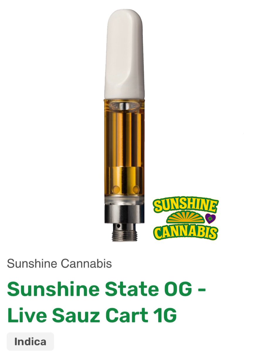 SunshineCannab2's tweet photo. Good morning #SunshineFam ☀️🚨 Checkout some #new #livesauzcart 1gram #vapes added to the #SunshineCannabis menu 🙌🏼‼️Along with some #SunCake minis🔥 available for you only at your #Florida @Trulieve #MMTC 💚🫡
#Cannabis #NaturalRelief #DaylightSavingsTime #SundayVibes #Extracts https://t.co/1XNBijC5w6