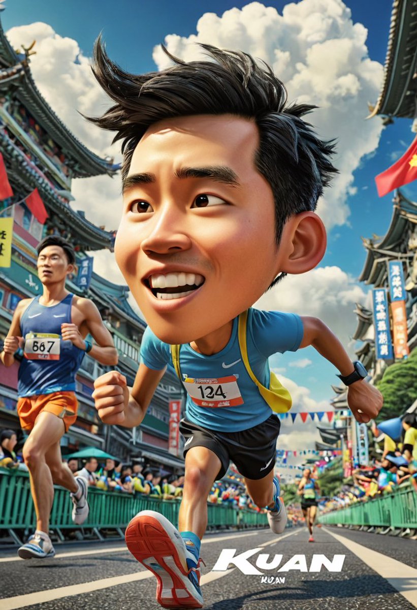 charles830918's tweet photo. Use ComfyUI InstantID and IPAdapter to create this poster to @jerryklchen 🏃♂️ Happy 30 birthday my bro 🔥🔥🔥
#comfyui #instantid #ipadapter https://t.co/AHeKGefhGW