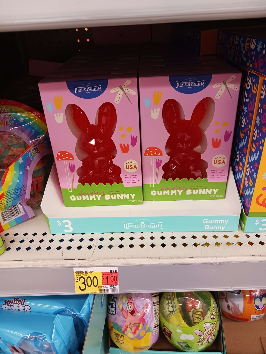 Hey there! This is weird but, someone turned me into a gummy bunny! Why are you looking at me like that??? Oh, you picked me up, are you going to save me? Look, all you have to do is take me to the backrooms and... wait, why are you moving towards the checkout? No!! No!!!!!!!