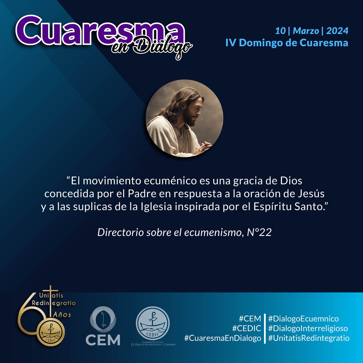CedicCem's tweet photo. #CuaresmaEnDialogo es una gracia de Dios! 
#CEDIC
#CEM
#DialogoEcumenico
#DialogoInterreligioso
#UnitatisRedintegratio https://t.co/H7qLQIJY17