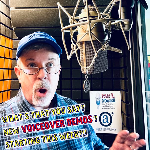 new VO demos this week.😁
#voiceover #voiceoveractor #voiceoverartist #voiceovertalent #voiceartist #voicetalent #voiceacting #audioproduction  #recordingstudio #audioengineer  #audiopostproduction  #mediaproduction #voiceoverdemo #charactervoices #charactervo #MessageOnHold