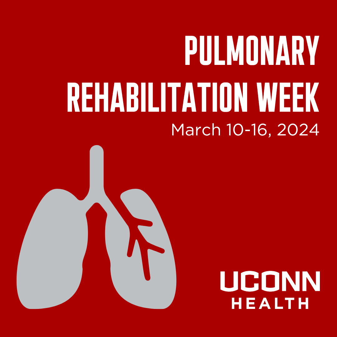 uconnhealth's tweet photo. March 10-16 is Pulmonary Rehab Week. #PRWeek2024 calls attention to the role of pulmonary rehabilitation in enhancing the quality of life of individuals with lung disease. Thank you to our amazing practitioners at #UConnHealth! https://t.co/Xm7BcDf4mo