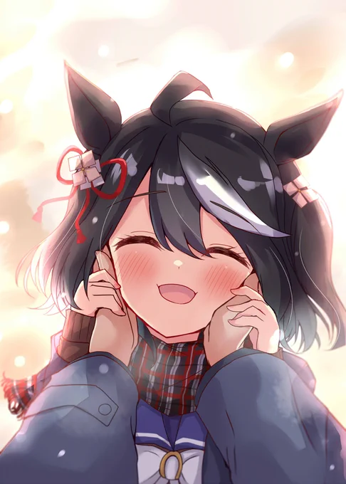 「こうすれば2倍温かいですよ!」#キタサンブラック誕生祭2024 (再) 